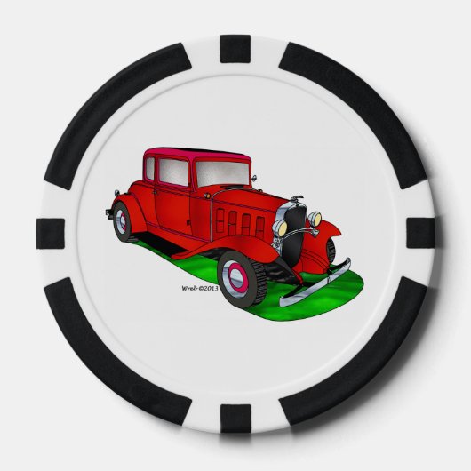 32 Chevrolet Coupe Pokerchips (Vorderseite)