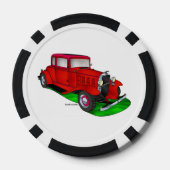 32 Chevrolet Coupe Pokerchips (Rückseite)