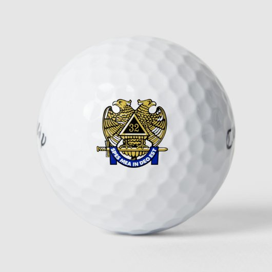 32 DEGREE MASON Golf Balls Golfball (Vorderseite)