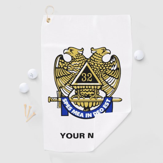 32 DEGREE MASON Golf Handtuch (Insitu)