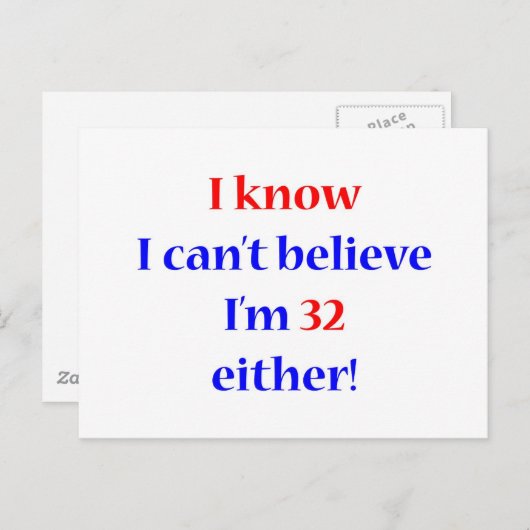 32 Entweder Postkarte (Vorne/Hinten)