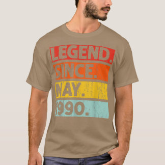 32. Geburtstag Geschenke Legend seit Mai 1990 32 J T-Shirt