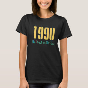 32. Geburtstag Ladys Mens 32 Jahre 1990 2 T-Shirt