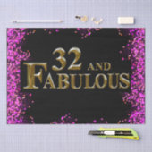 32. Geburtstag Seidenpapier (Handwerk)