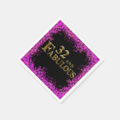 32. Geburtstag Serviette (Ecke)