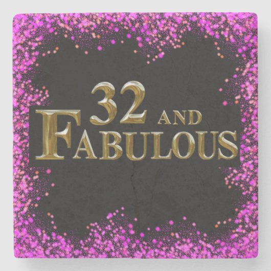 32. Geburtstag Steinuntersetzer (Vorderseite)