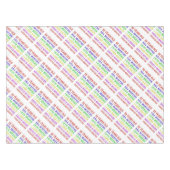 32. Geburtstag Tischdecke (Vorderseite (Horizontal))