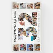 32. Geburtstagsfeier Nummer 32 Fotocollage Banner (Vertikal)