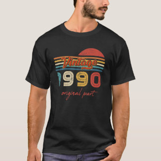 32 Geburtstagsgeschenke Vintag 1990 Original Teil T-Shirt