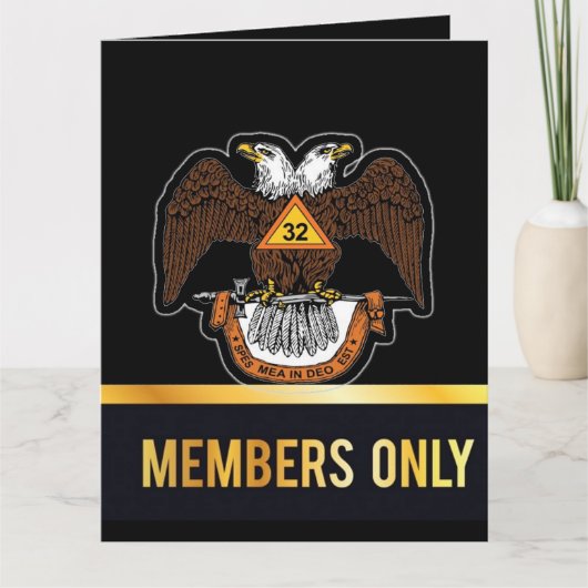 32-Grad-Begrüßung Karte (Vorderseite)