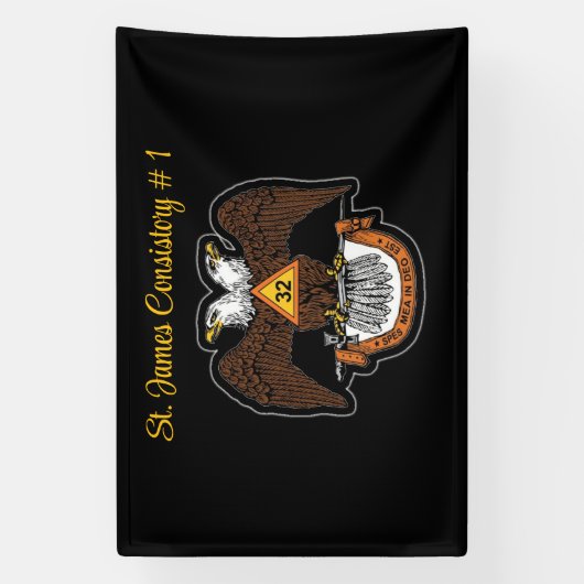 32 Grad Freemason Banner (Vertikal)