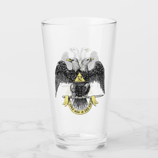 32 Grad Freemason Glas (Rückseite)