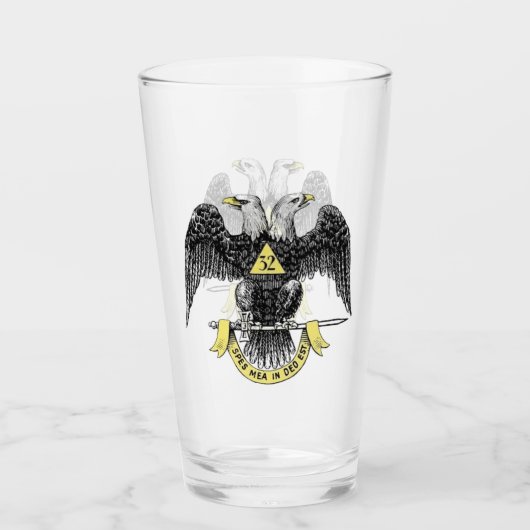 32 Grad Freemason Glas (Vorderseite)