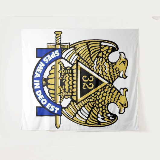 32 Grad Mason Tapestry Wandteppich (Vorderseite (Horizontal))