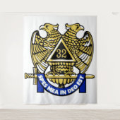 32 Grad Mason Tapestry Wandteppich (Vorderseite)