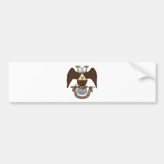 32. Grad-schottischer Ritus Brown Eagle Autoaufkleber