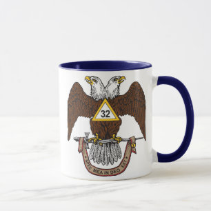 32. Grad-schottischer Ritus Brown Eagle Tasse