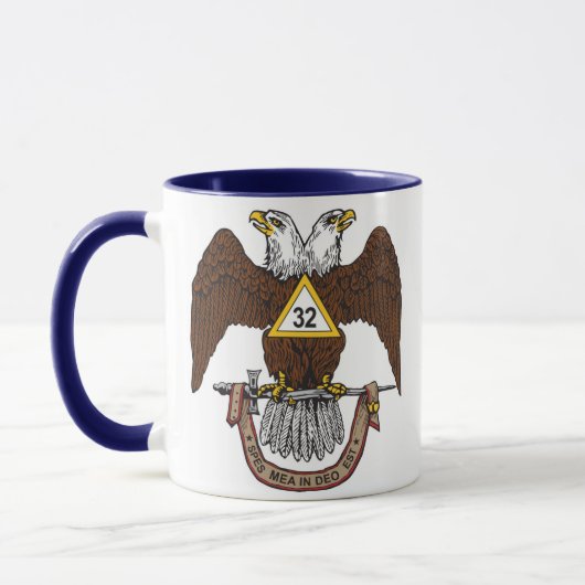 32. Grad-schottischer Ritus Brown Eagle Tasse (Links)