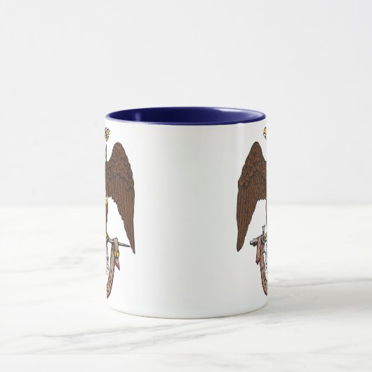 32. Grad-schottischer Ritus Brown Eagle Tasse (Zentrum)