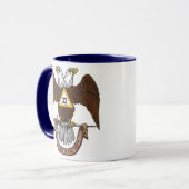 32. Grad-schottischer Ritus Brown Eagle Tasse (Vorderseite Links)