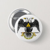 32. Grad Schottischer Ritus Schwarzer Adler Button (Vorne & Hinten)