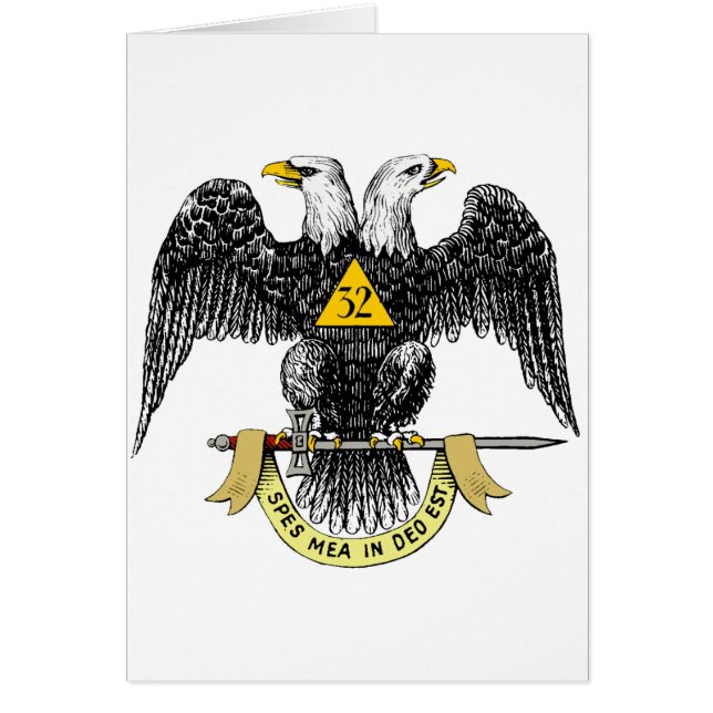32. Grad-schottisches Ritus-Schwarzes Eagle (Vorne)