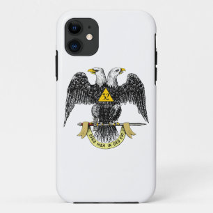 32. Grad-schottisches Ritus-Schwarzes Eagle Case-Mate iPhone Hülle