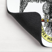 32. Grad-schottisches Ritus-Schwarzes Eagle Mousepad (Ecke)