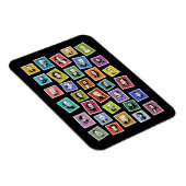 32 grafische Portraits der beststen Komponisten Magnet (Rechte Seite)