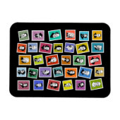 32 grafische Portraits der beststen Komponisten Magnet (Horizontal)