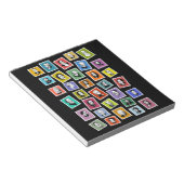 32 grafische Portraits der beststen Komponisten Notizblock (angewinkelt)