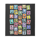 32 grafische Portraits der beststen Komponisten Notizblock (Vorderseite)