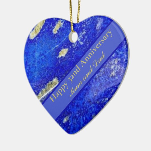 32. Hochzeit Keramik Ornament (Links)