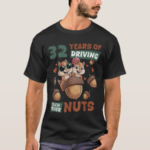 32. Hochzeitstag 32 Jahre Paarung T-Shirt