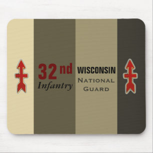 32. Infanterie-Wisconsin-Nationalgarde Mousepad
