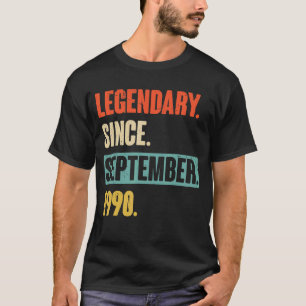 32 Jahre alt 32. Geburtstag Legendär seit Septembe T-Shirt