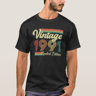 32 Jahre alt Vintag 1991 Geboren 1991 32. T-Shirt