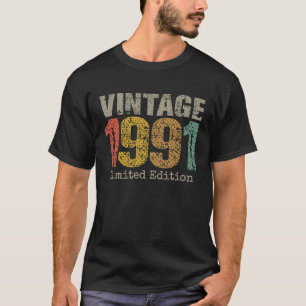 32 Jahre alt Vintage 1991  32. Geburtstag T-Shirt