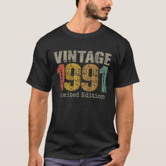 32 Jahre alt Vintage 1991 32. Geburtstag T-Shirt