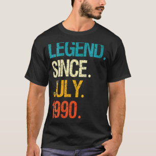 32 Jahre alte Legende seit Juli 1990 32. Geburtsta T-Shirt