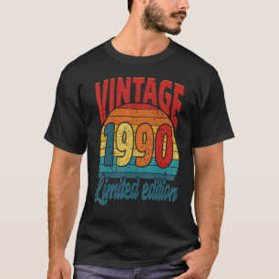 32 Jahre alter Tag Vintag 1990 32. Geburtstag T-Shirt