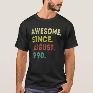 32 Jahre Phantastisch seit August 1990. Geburtstag T-Shirt
