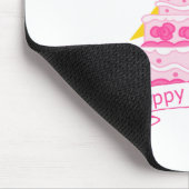 32-jähriger Geburtstagskuchen Mousepad (Ecke)