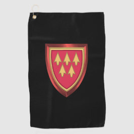 32. Luftverteidigungskommando - angepasster Patch Golfhandtuch