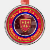 32. Militär- und Raketenabwehrkommando Ornament Aus Metall (Vorne)