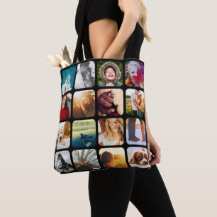 32 Photo Double Sided Black Carry Bag Tasche