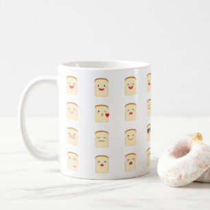 32 Stücke von Brot Emojis Tasse