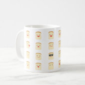 32 Stücke von Brot Emojis Tasse (Vorderseite Links)