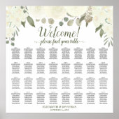 32 Tabelle Elfenbeinrosen Hochzeitstabelle Poster (Vorne)