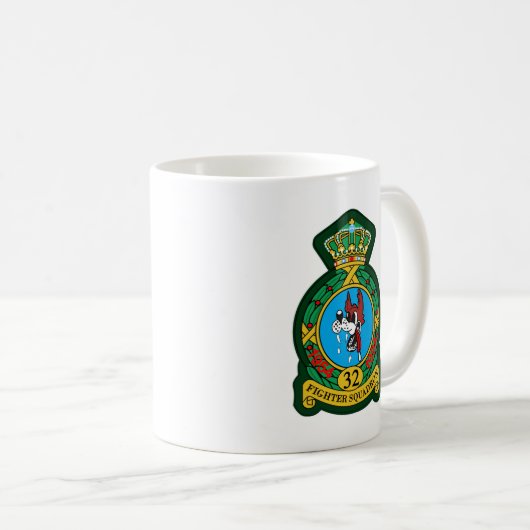 32. (taktische) Kämpfer-GeschwaderWolfhounds Kaffeetasse (VorderseiteRechts)